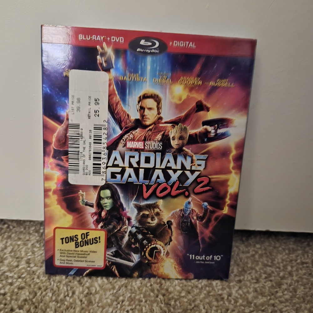 Guardians of the Galaxy Vol. 2 Blu-ray and DVD Digital